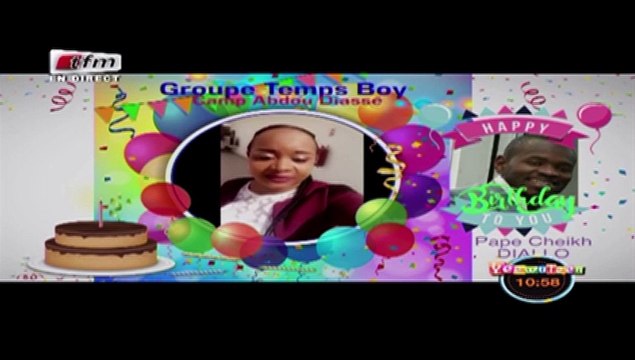 REGARDEZ LA GRANDE SURPRISE D' ANNIVERSAIRE FAITE A PAPE CHEIKH DIALLO SUR LE PLATEAU DE YEEWU LEEN