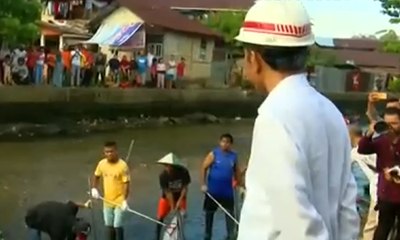 Jokowi Tinjau Realisasi Program Padat Karya di Ambon