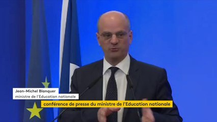 Réforme du bac : "Deuxième dimension : le contrôle continu. Il se compose de notes obtenues lors d'épreuves ponctuelles en première et en terminale. Ce sont des épreuves communes partout en France", explique Jean-Michel Blanquer