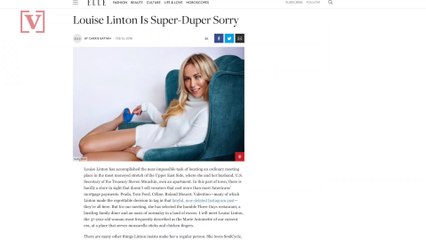 Steve Mnuchin's Wife, Louise Linton, Says She's 'Super-Duper' Sorry