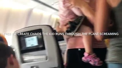 8 heures d'avion avec un enfant qui crie