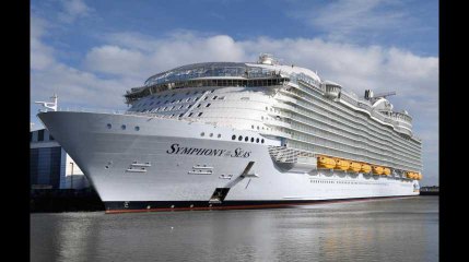 Saint-Nazaire : dans les coulisses du paquebot géant "Symphony of the Seas"