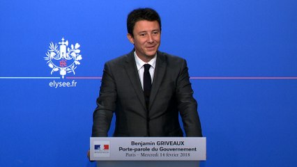 Compte-rendu du Conseil des ministres du mercredi 14 février 2018.