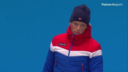 JO 2018 : Ski de fond : Remise des médailles du sprint classique hommes
