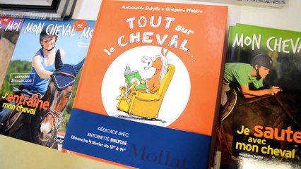 La littérature équestre était à l'honneur sur le Stand Mollat