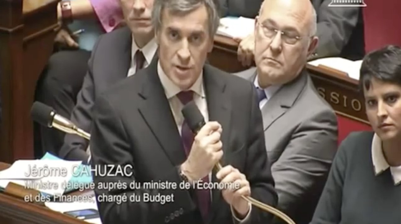 Quand Jérome Cahuzac niait en bloc devant l'Assemblée Nationale