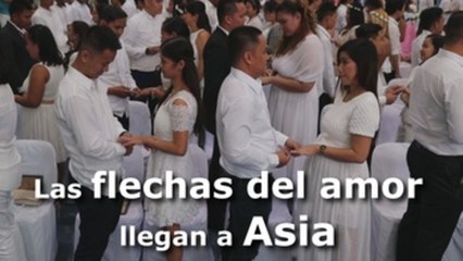 Las flechas del amor alcanzan a los enamorados asiáticos