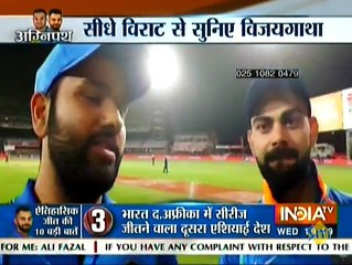 rohit sharma takrn interview of virat kohli/2018