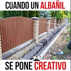 Cuando un albañil es creativo