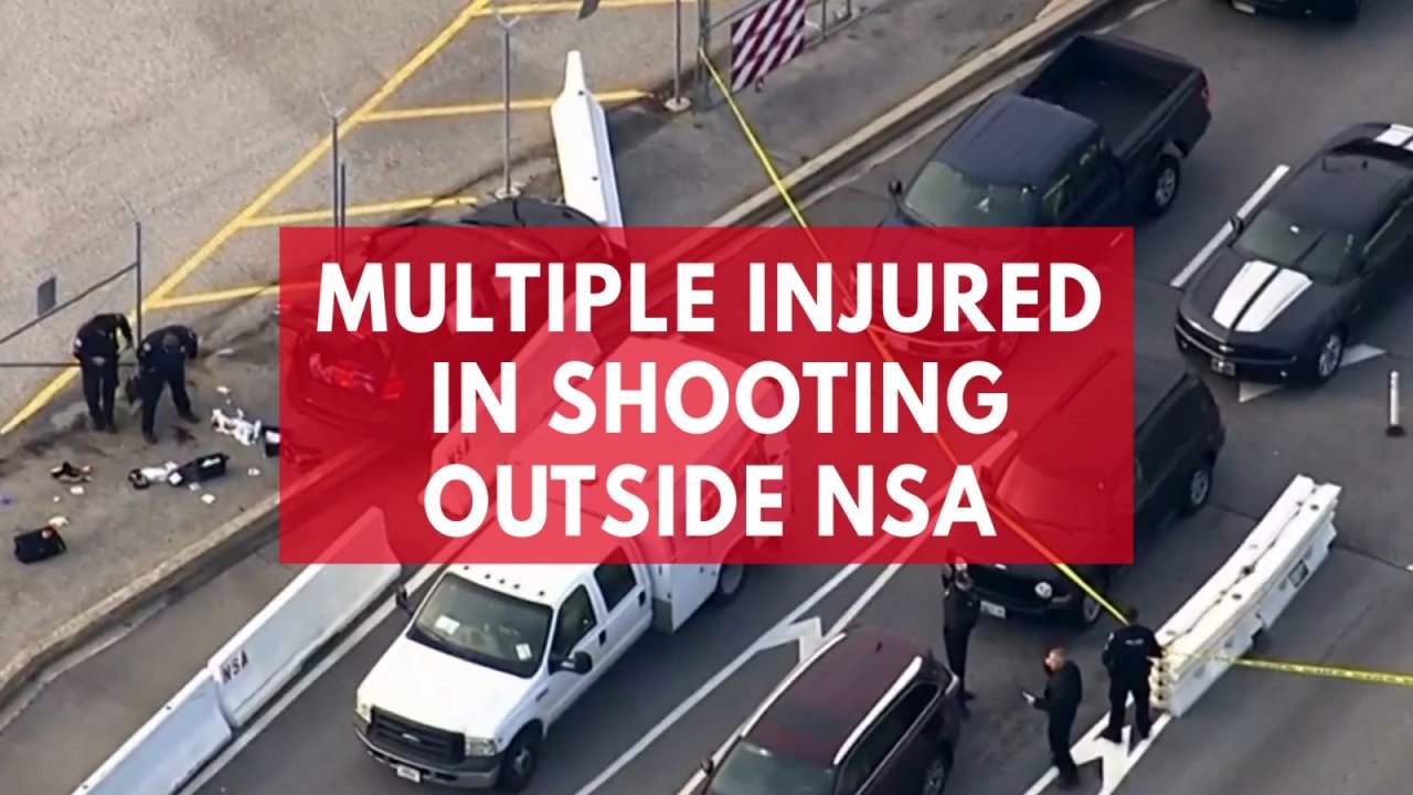 Multiple injured in shooting outside NSA headquarters