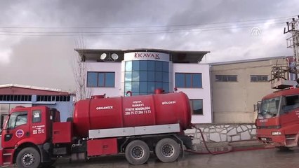 Uşak'ta Tekstil Fabrikasında Yangın