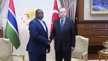 Cumhurbaşkanı Erdoğan, Gambiya Cumhurbaşkanı Barrow ile görüştü - ANKARA