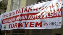 Hatay Mehmetçiğe 'Asıl Sevgi Vatan Sevgisidir' Pankartıyla Destek