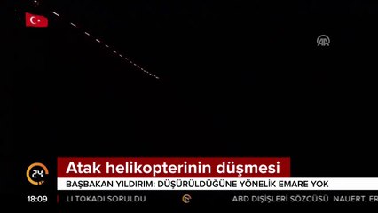 Atak helikopterinin düşmesi