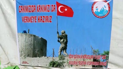 'Kanımızı da canımızı da vermeye hazırız' kampanyası - IĞDIR