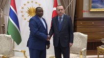 Cumhurbaşkanı Erdoğan, Gambiya Cumhurbaşkanı Adama Barrow ile Başbakaşa Görüştü