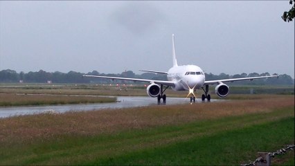 G-NOAH Landing and Takeoff at Groningen Airport