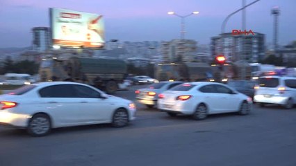 Şanlıurfa Mardin'den Suriye Sınırına Askeri Sevkiyat