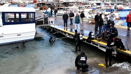 Mehmetçik'e Su Altından Destek