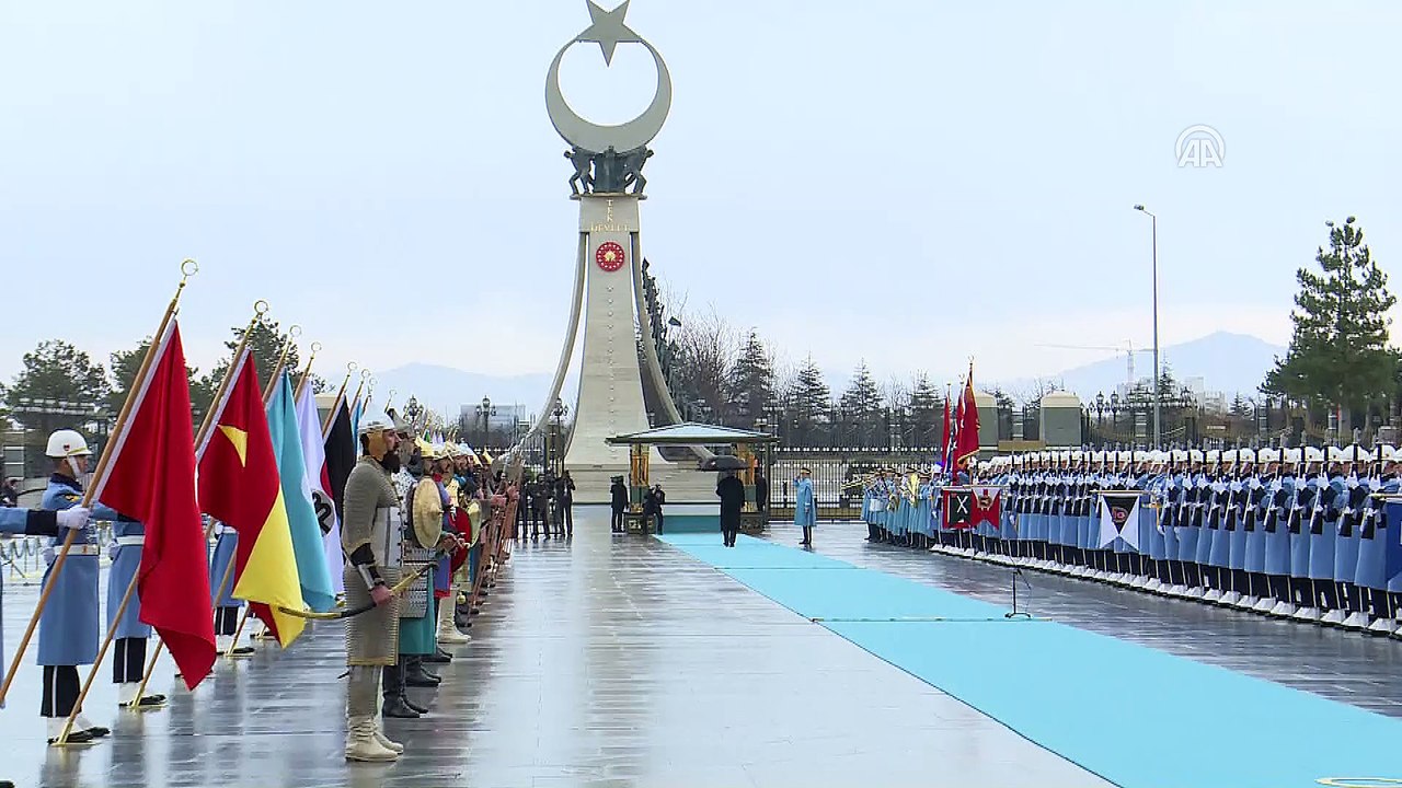 Cumhurbaşkanı Erdoğan, Gambiya Cumhurbaşkanı Barrow'u resmi törenle karşıladı - Detaylar - ANKARA