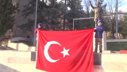 Bilecik'teki Kamu-Sen Üyelerinden Zeytin Dalı Harekatı'na Destek