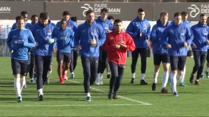 Trabzonspor'da Başakşehir maçı hazırlıkları sürüyor