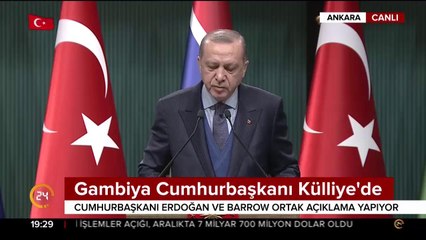 Gambiya Cumhurbaşkanı Külliye'de