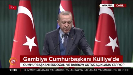 Gambiya Cumhurbaşkanı Külliye'de