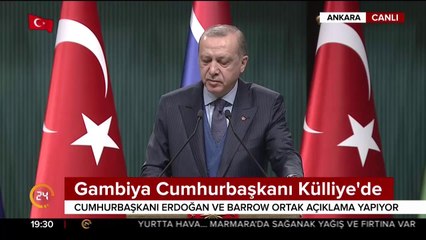Gambiya Cumhurbaşkanı Külliye'de