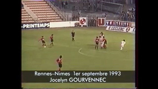 01/09/93 : Jocelyn Gourvennec (45') : Rennes - Nîmes (3-1)