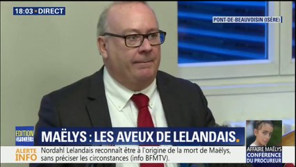 "Nous avons découvert les restes de Maëlys", annonce le procureur