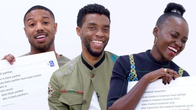 Black Panther Cast Answer the Web's Most Searched Questions