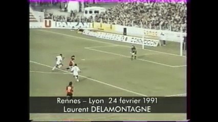 24/02/91 : Laurent Delamontagne (42') : Rennes - Lyon (2-0)