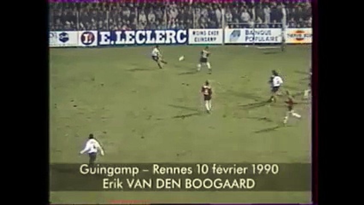 10/02/90 : Erik Van den Boogaard (45') : Guingamp - Rennes (0-1) - Vidéo  Dailymotion