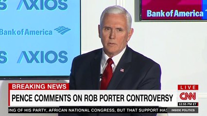 Mike Pence won't say if John Kelly is telling the truth about Rob Porter scandal
