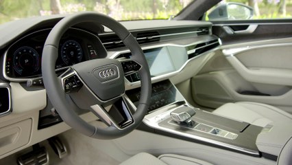 Audi A7 Sportback in Triton blue Interior Design