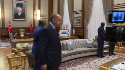 Cumhurbaşkanı Erdoğan, Gambiya Cumhurbaşkanı Adama Barrow ile görüştü