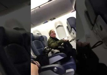 Airline Passenger Quickly Changes Tune When Threatened With Explusion