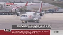 Saint-Valentin: des vols moins chers