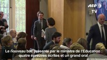 Réforme du bac: conférence de presse de Jean-Michel Blanquer