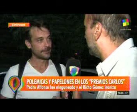 Pedro nota en Intrusos - 09 de Febrero