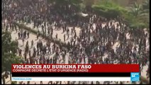 URGENT - Blaise Compaoré décrète l’État d’urgence au Burkina Faso