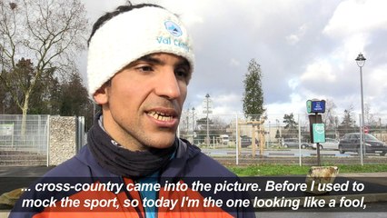 Morocco's 'Couscous Rocket' changes skis for Olympics