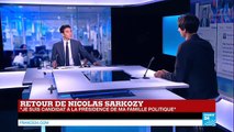 Nicolas Sarkozy fait son retour en politique, candidat à la présidence de l'UMP