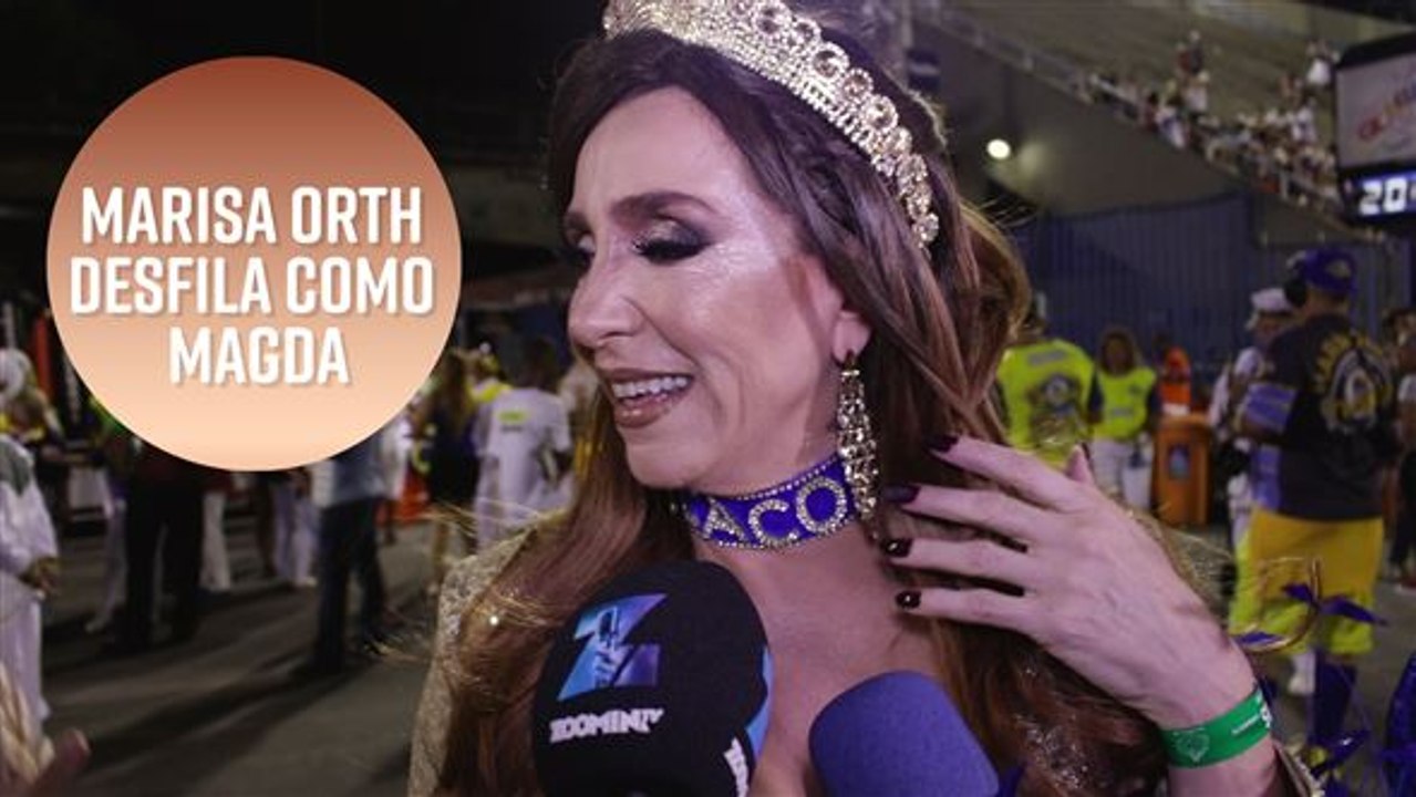 Carnaval 2018: Marisa Orth desfila como Magda