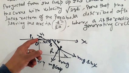 Motion on plane curve cycliod video 8