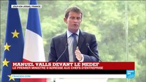 Remaniement en France : Manuel Valls s'adresse aux chefs d'entreprise français