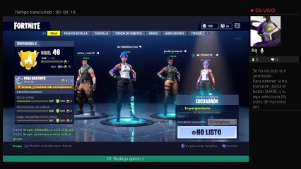 Jugando fortnite al maximo