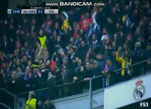Adrien Rabiot Goal -Real Madrid 0-1 PSG 14.02.2018