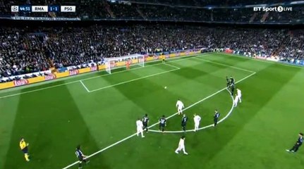 Cristiano Ronaldo (Penalty) Goal HD -  Real Madrid	1-1	Paris SG 14.02.2018